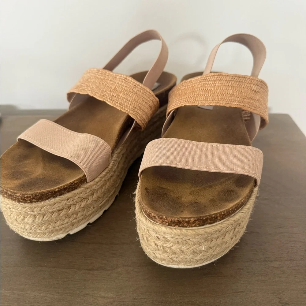 Steve Madden Platform Espadrille Sandals - Picture 1 of 7